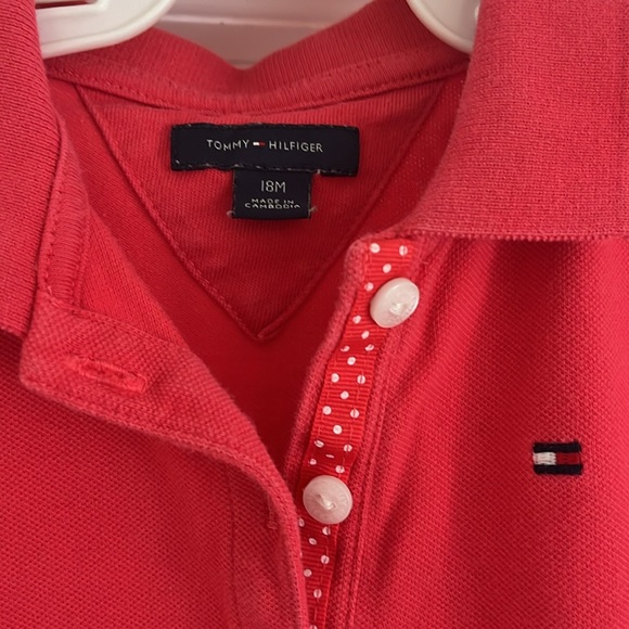 Tommy Hilfiger Polo Pleated Dress Size 18M - Picture 2 of 4